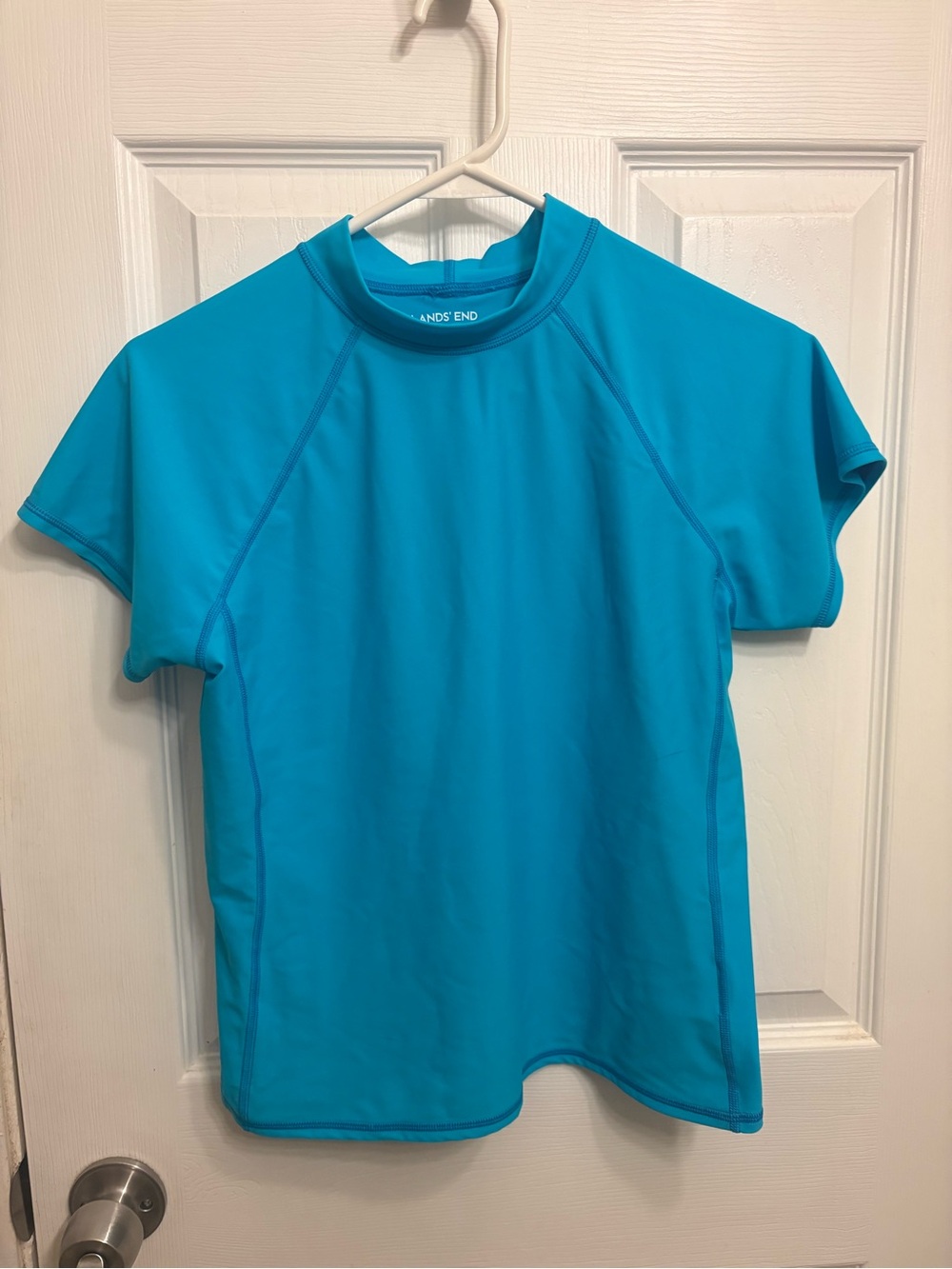 Lands' End Turquoise Swim Tee